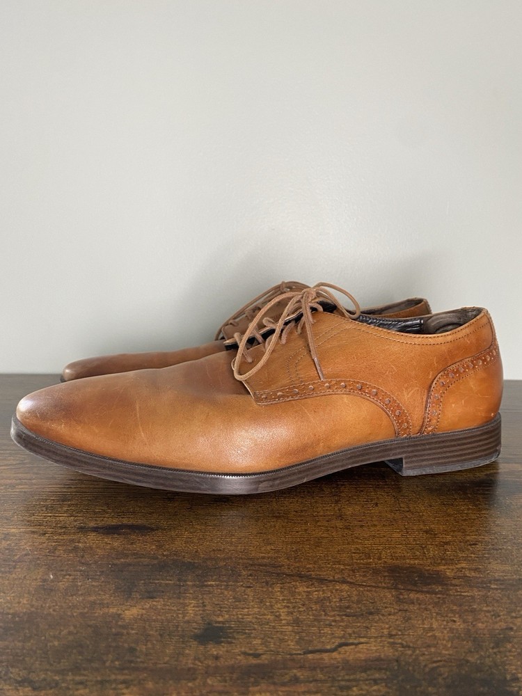 Cole Haan Men's Size 11M Jefferson Grand Plain Oxford Tan Style