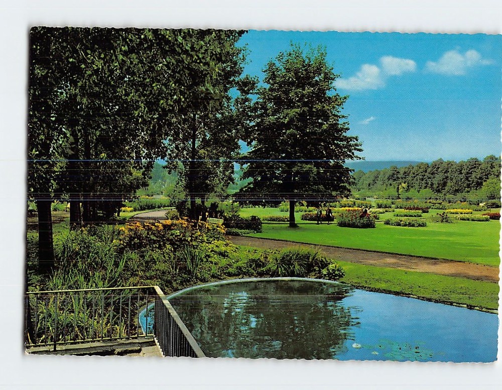 Postcard Dahliengarten Bad Neuenahr Germany