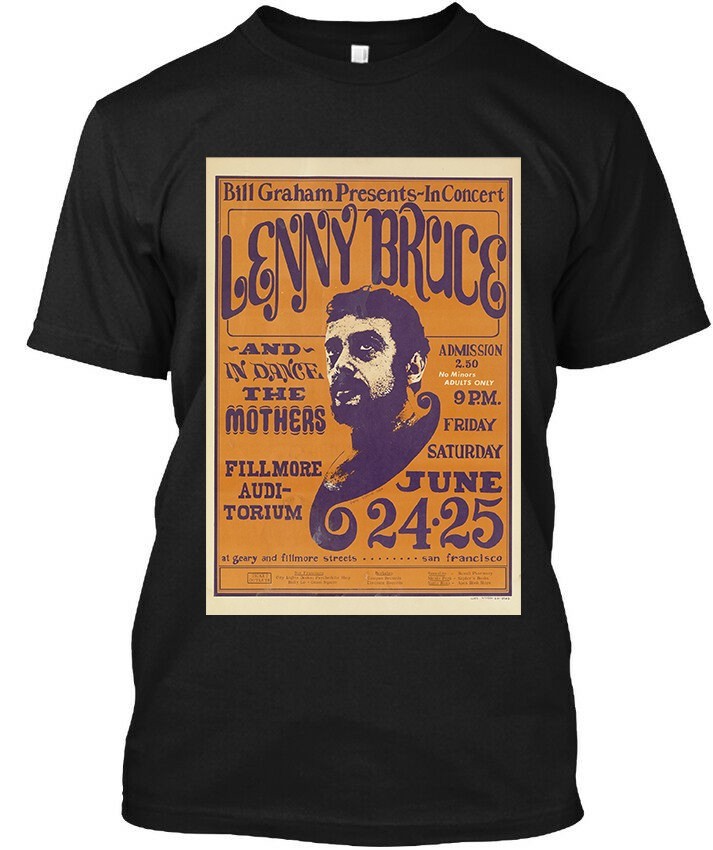 Limited New Lenny Bruce American Stand-up Comedian Classic Vintage T-SHIRT