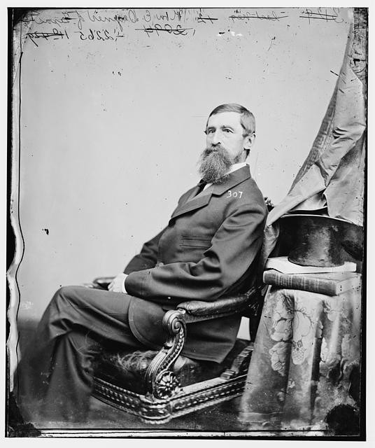 Photo:Texas Hon. E. Degener Portrait 1860s Bearded Man in Suit