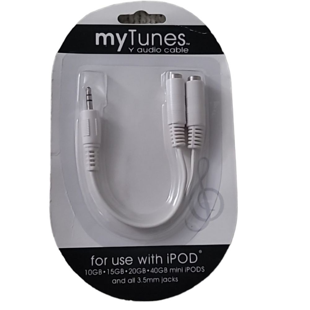 My Tunes Y audio Cable for use with iPOD