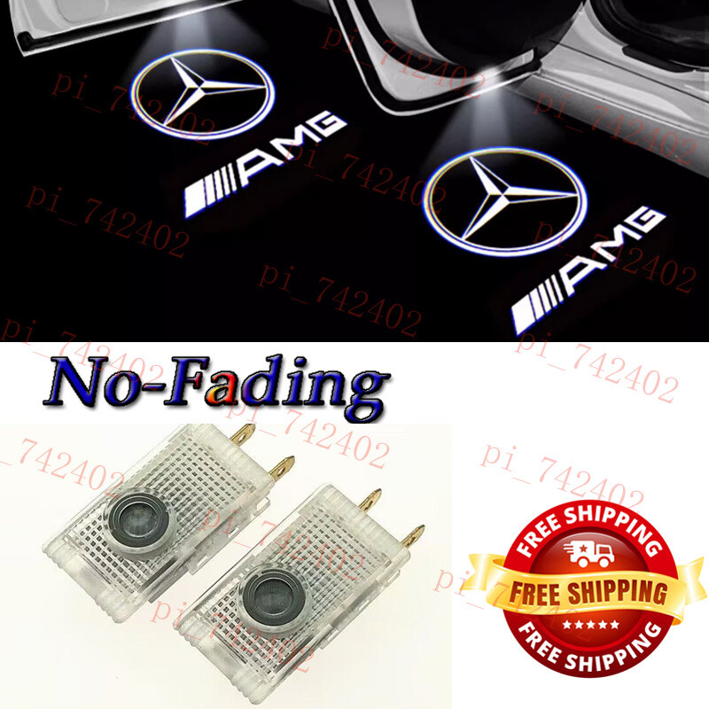 Car LED AMG laser Projector door light For E-Class W210 Sedan 4-Door 1995-2003