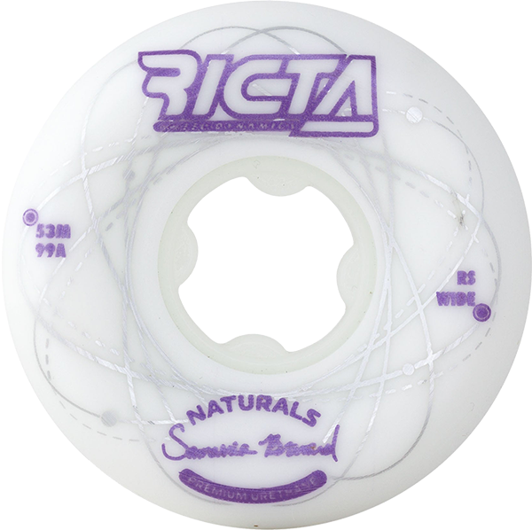 RICTA BREVARD ORBITAL 53MM 99A WT/PUR WHEELS SET