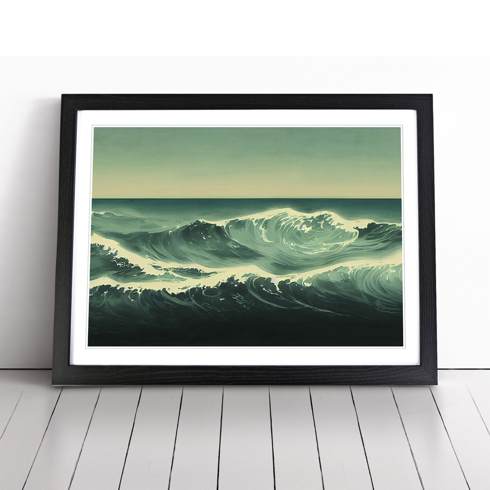 Movement Of The Ocean Vol.4 Wall Art Print Framed Canvas Picture Poster Decor