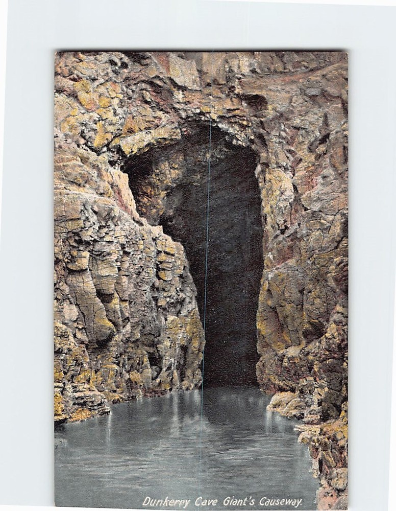 Postcard Dunkerry Cave Giant's Causeway Northern Ireland