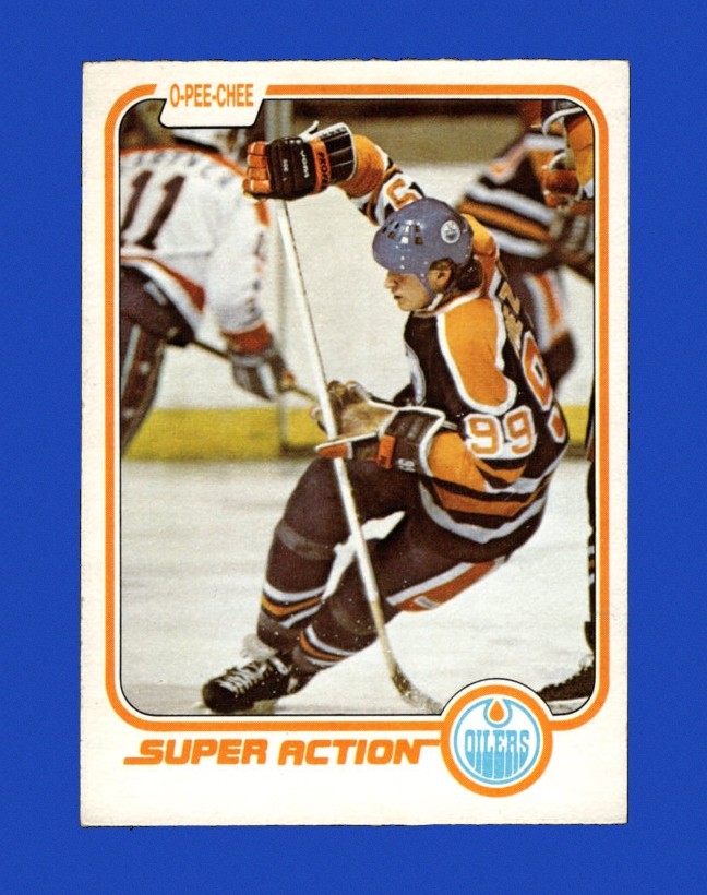 1981-82 O-Pee-Chee Set-Break #125 Wayne Gretzky Sa EX-EXMINT *GMCARDS*Consign with Greg Morris Cards
