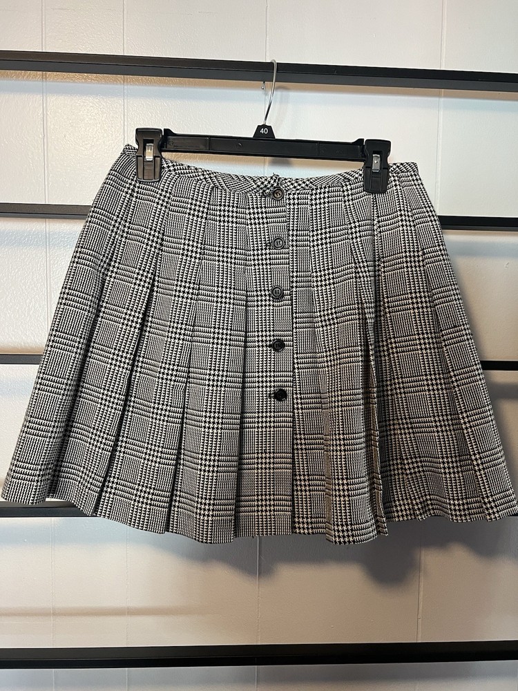 Juniors Vintage Size 7/8 Pleated Mini Skirt, WRAPPER, Made in USA, G19
