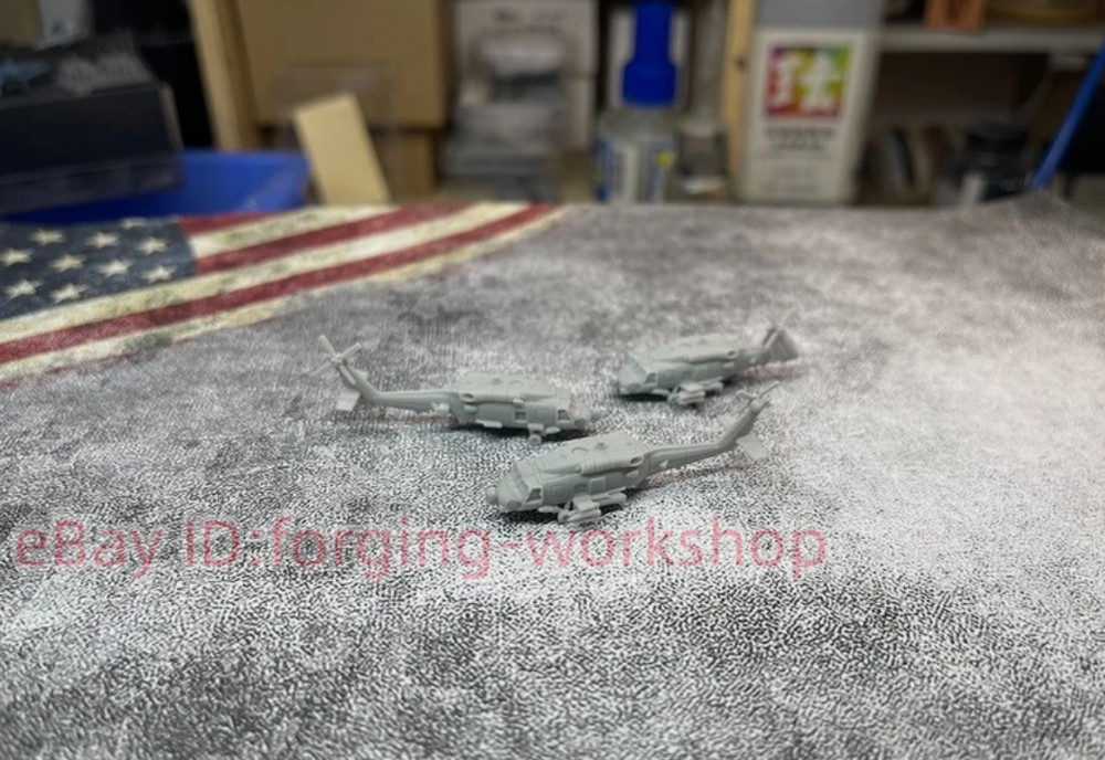 3D Printed 1/ 700 US SH-60 Shipborne Helicopters Unpainted /2PC