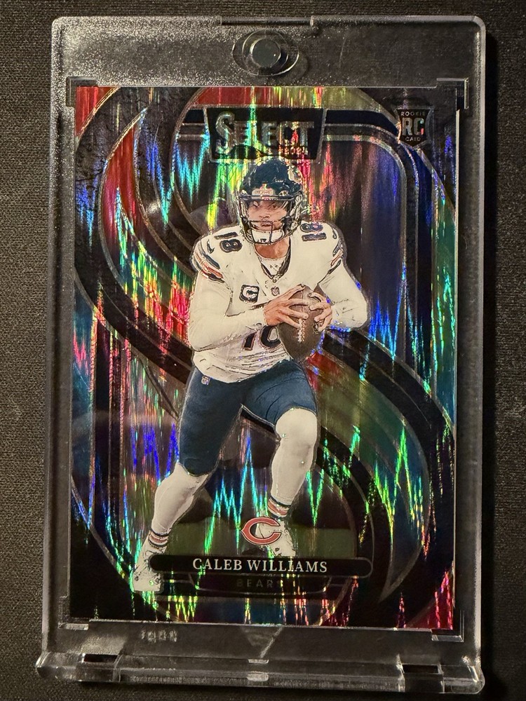 2024 Panini Select Premier Level Caleb Williams #114 Tie-Dye Prizm 01/25 (RC)
