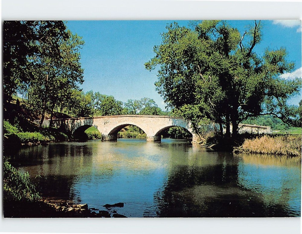 Postcard Burnside Bridge Antietam National Battlefield Park Sharpsburg MD USA