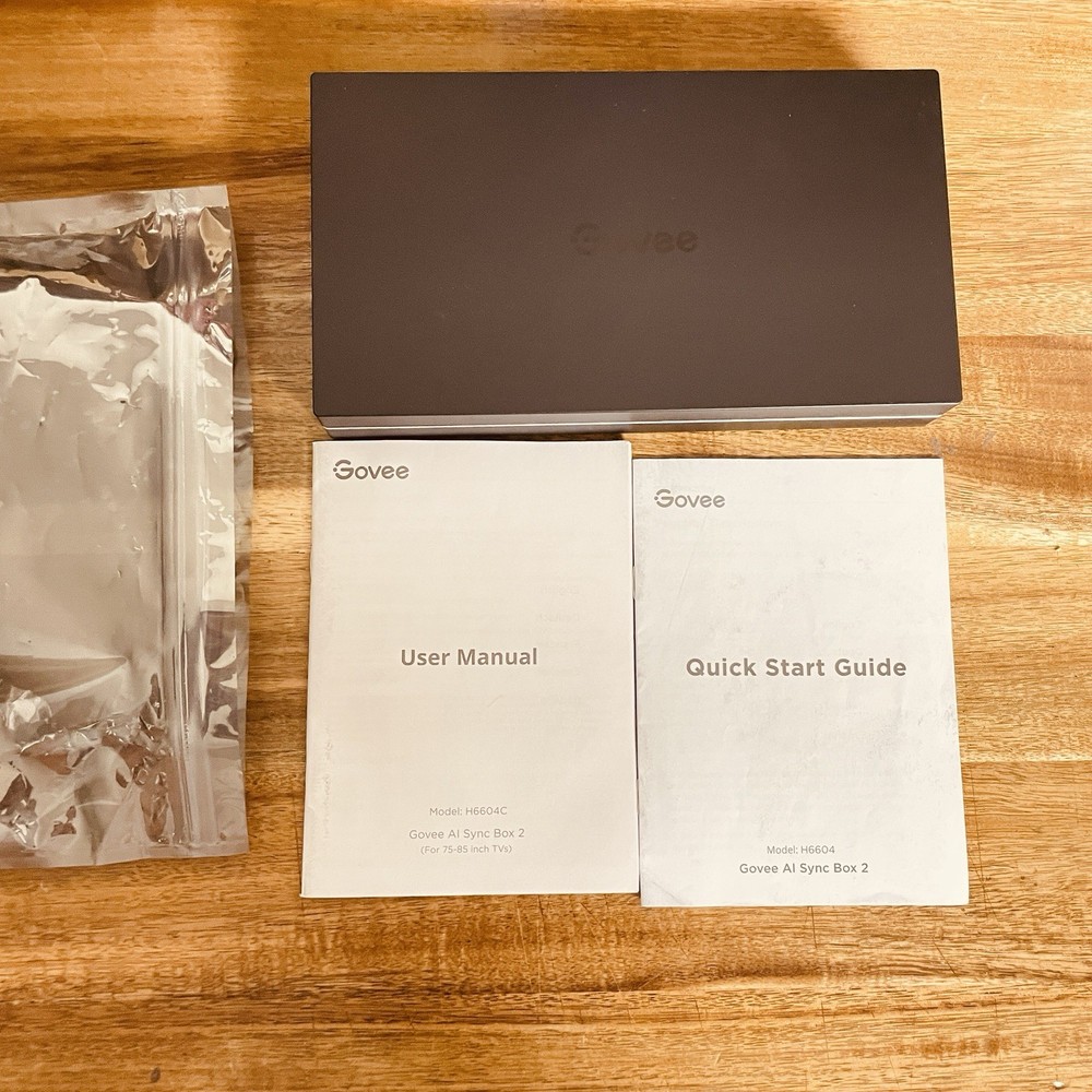 Govee H6604C HDMI AI Sync Box 2  for 75-85 Inch TVs ( No Original Cord )