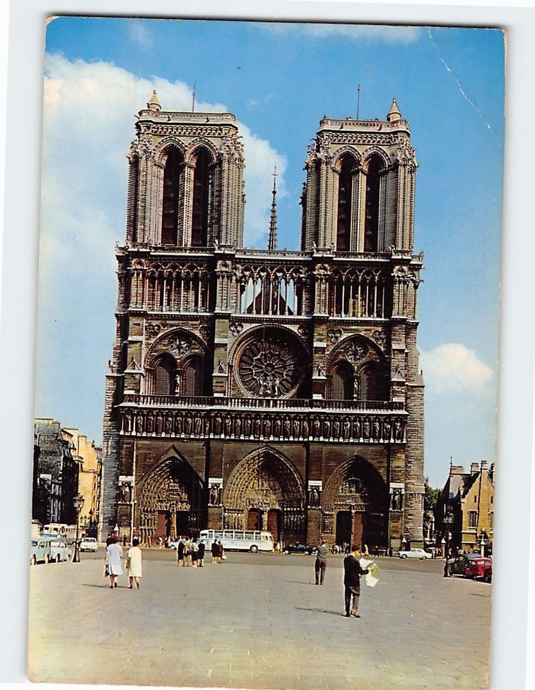 Postcard Notre Dame Sous Le Ciel De Paris France