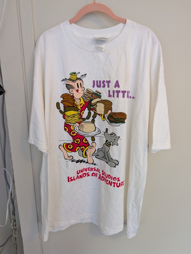 Vintage Universal Studios Islands Of Adventure Blondie & Dagwood T-Shirt XXL