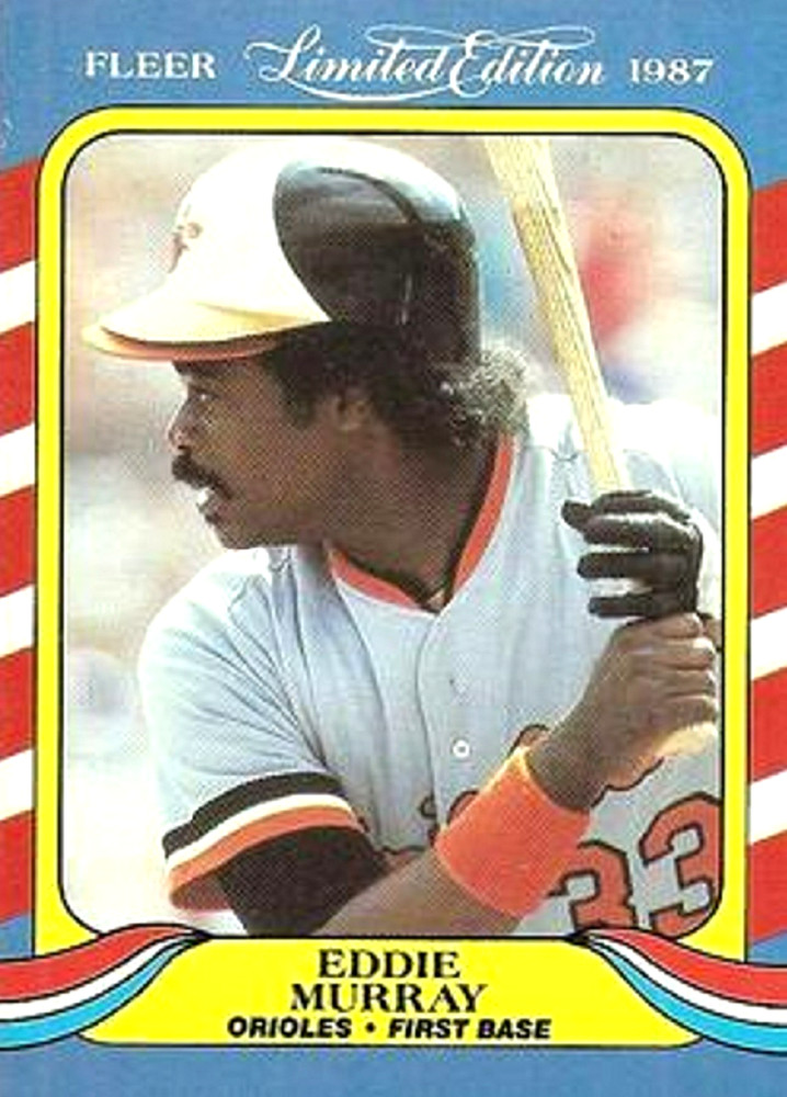 1987 Fleer LIMITED EDITION #31 Eddie Murray Baltimore Orioles HOF