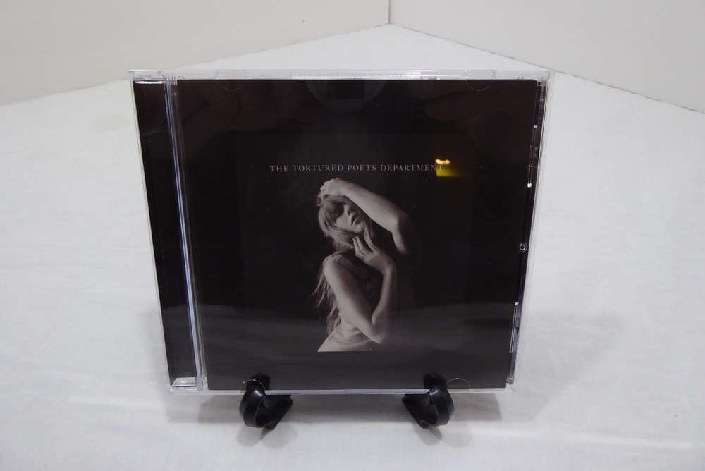 The Tortured Poets Department CD by Taylor Swift + The Black Dog Bonus + Poster