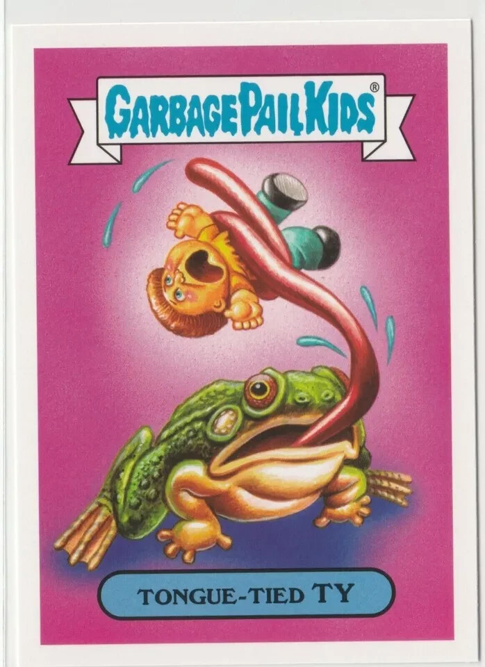 Tongue-Tied Ty 6b Garbage Pail Kids GPK 2017 Adam-geddon Series Card