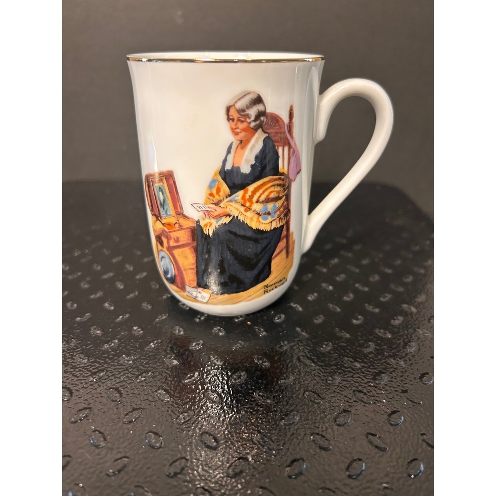 vintage Norman Rockwell Museum collectible mug titled 