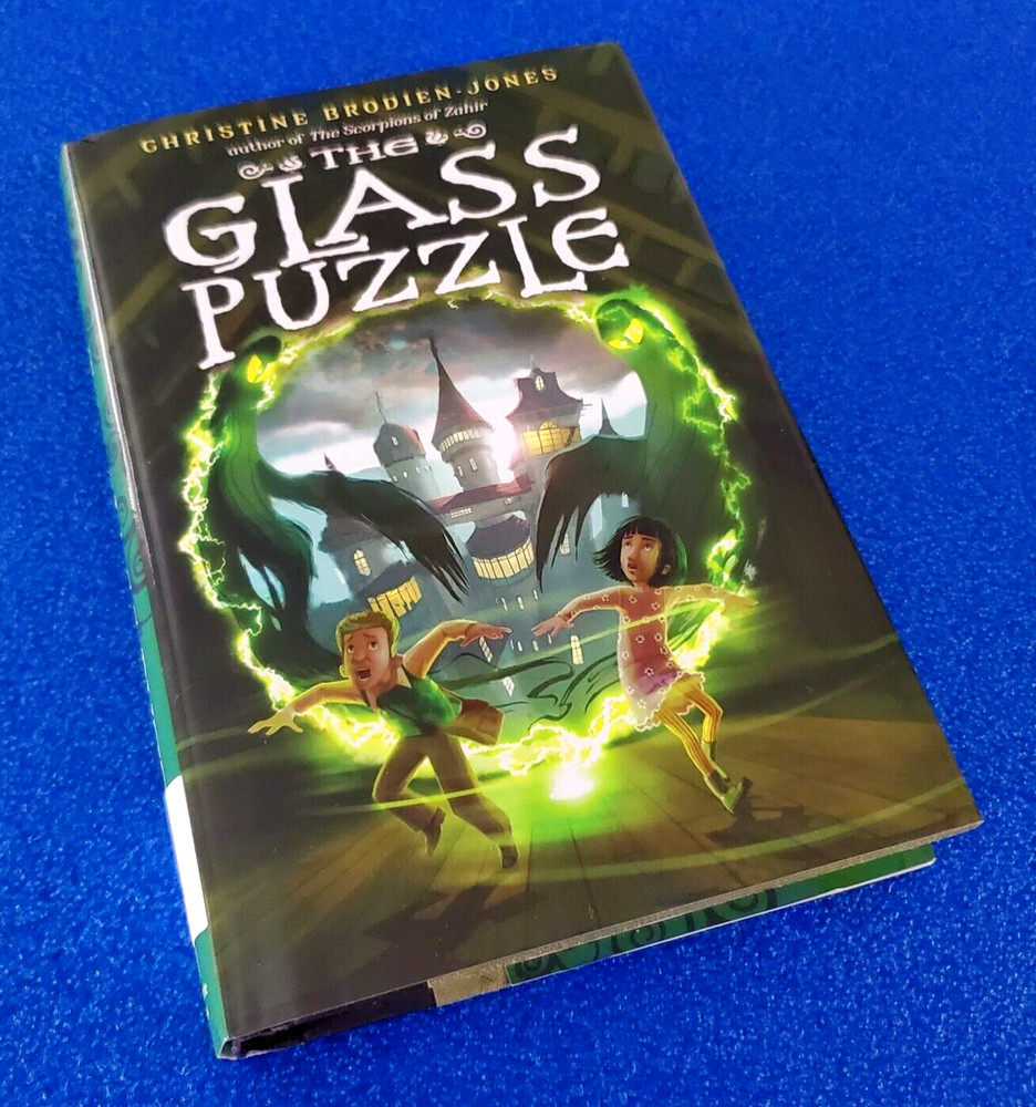 The Glass Puzzle Hardcover Time Travel Paranormal Adventure Fiction Ships Free