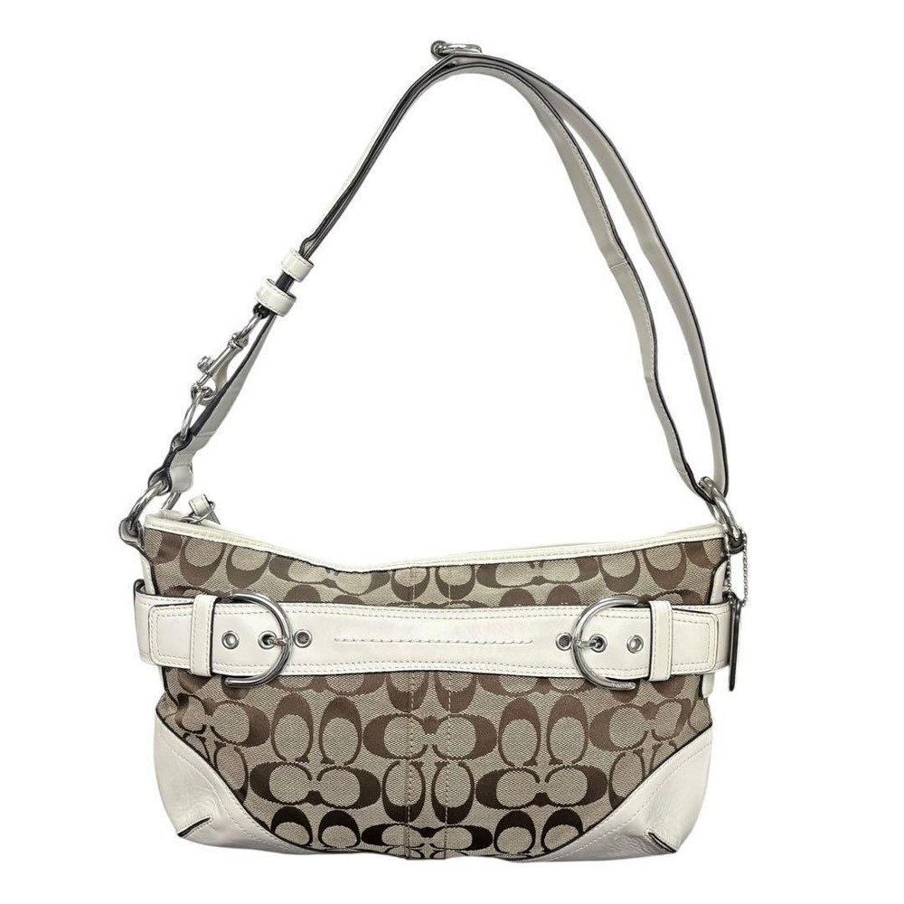 Excellent condition COACH shoulder bag one shoulder bag signature Soho shoulder