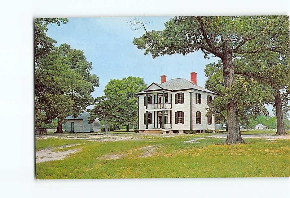 Postcard Harper House Bentonville Battleground Site North Carolina USA
