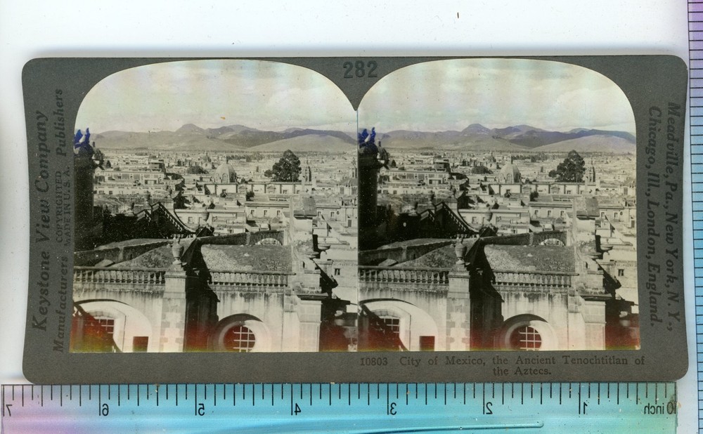 Mexico Ancient Tenochtitlan of Aztecs Keystone Steroview