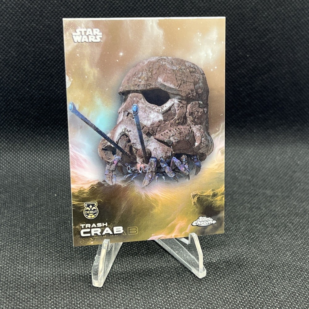 2025 Topps Chrome Star Wars Trash Crab Skeleton Crew Debut #100