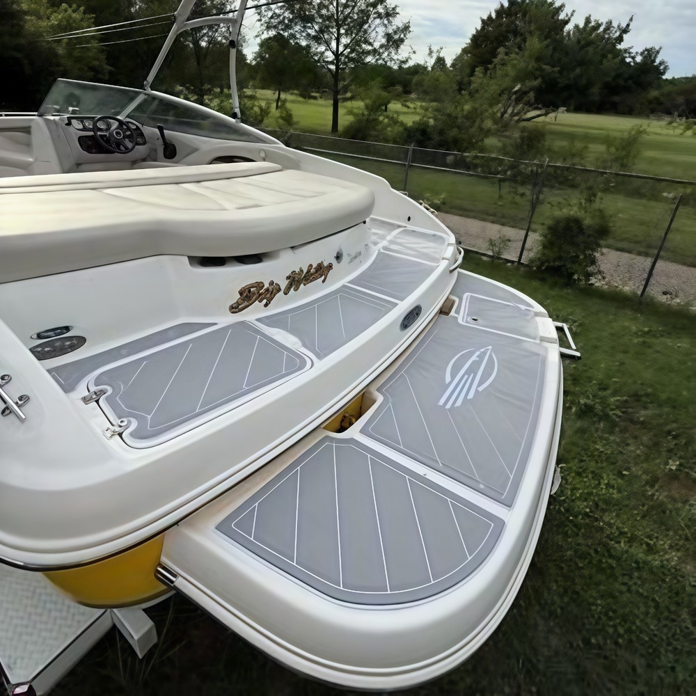 2004 Chaparral 204 SSI Swim Platform Cockpit Pad Boat EVA Faux Teak Floor Mat
