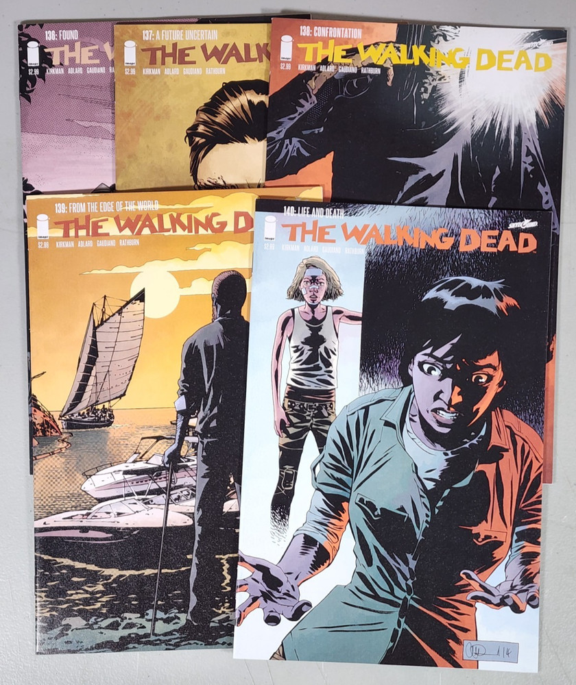 The Walking Dead #136 137 138 139 140 NM Kirkman Image 2015 lot of 5