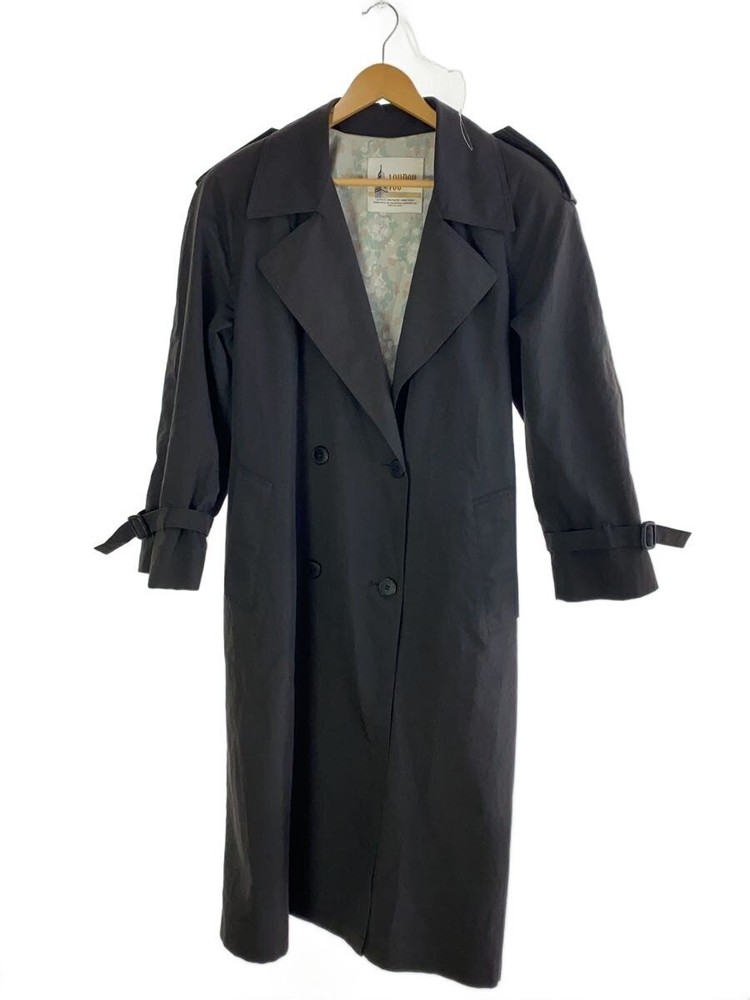 London Fog Stainless Steel Collar Coat/-/-/Blk// 1599