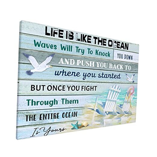 Beach Decor for Bedroom, Beach Pictures Wall Art, Beach Wall Decor, beach