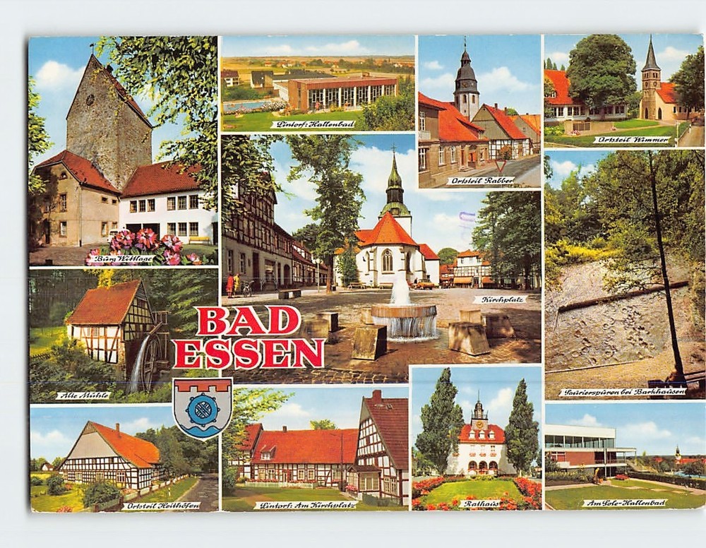 Postcard Bad Essen Germany