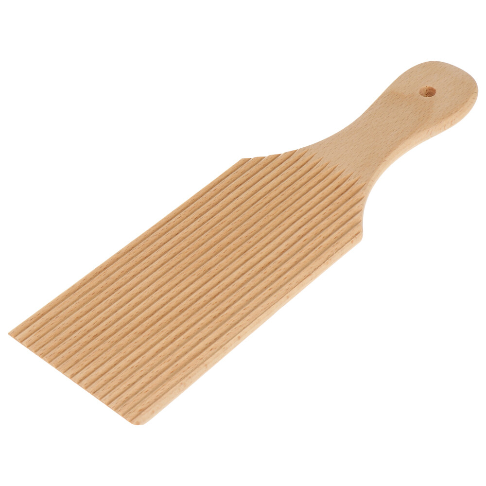 1PC Wooden Gnocchi Roller Board with Pasta and Butter Paddles
