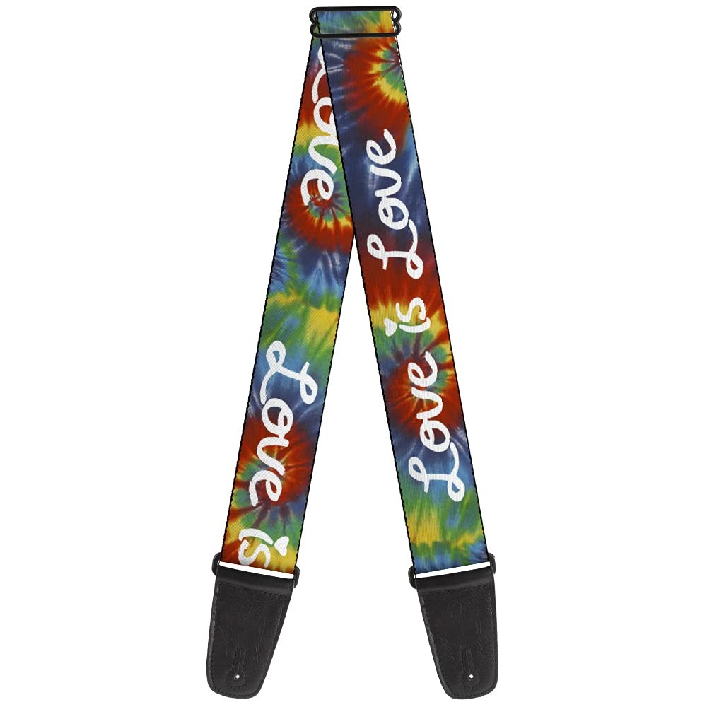 Guitar Strap - Love Is Love Bd Tie Dye/White ACC NEWAnother great item from Rarewaves USA | Free delivery!