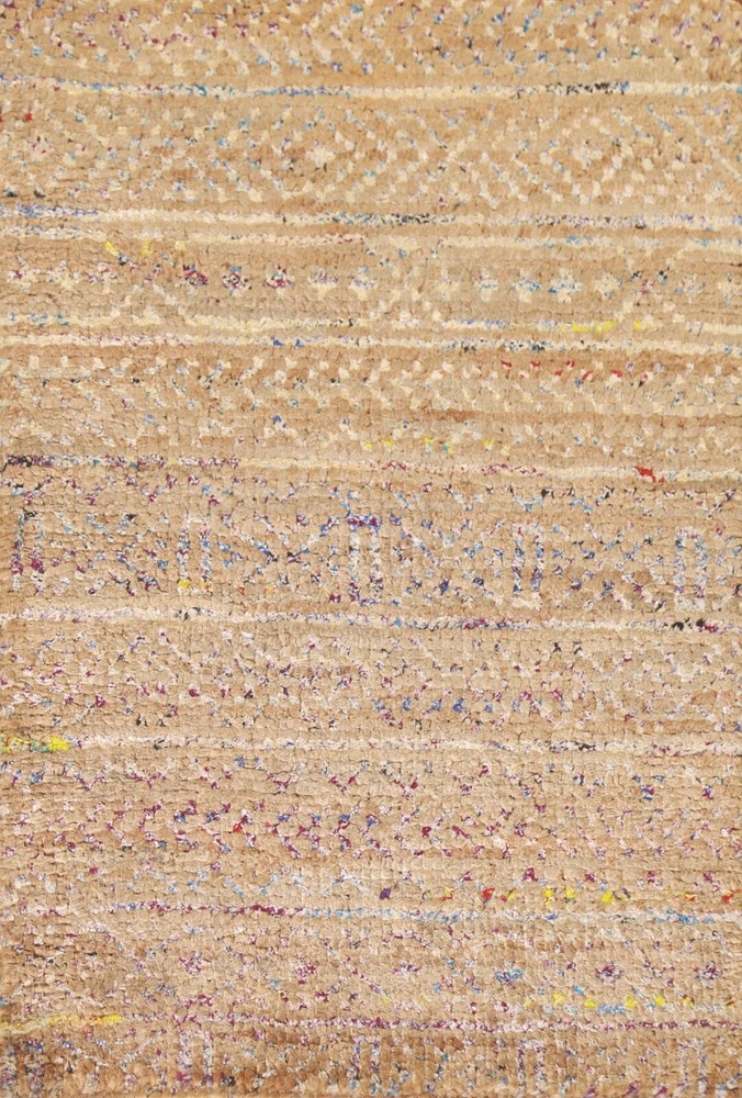 Abstract Moroccan Hand-Knotted 2x3 Rug Small Carpet-image