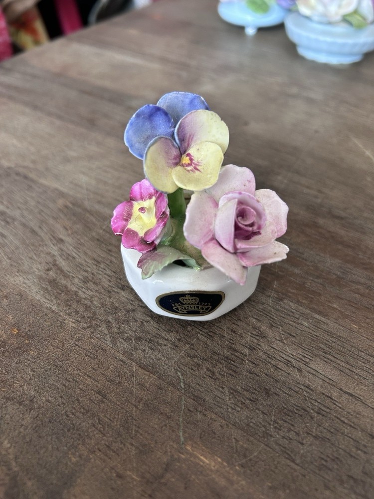 Aynsley Flower Bouquet HandModelled HandPainted Fine Bone China Made In England