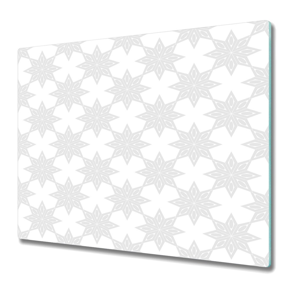 Glass Surface Protector Worktop saver Flower Stars Modern Home 60x52