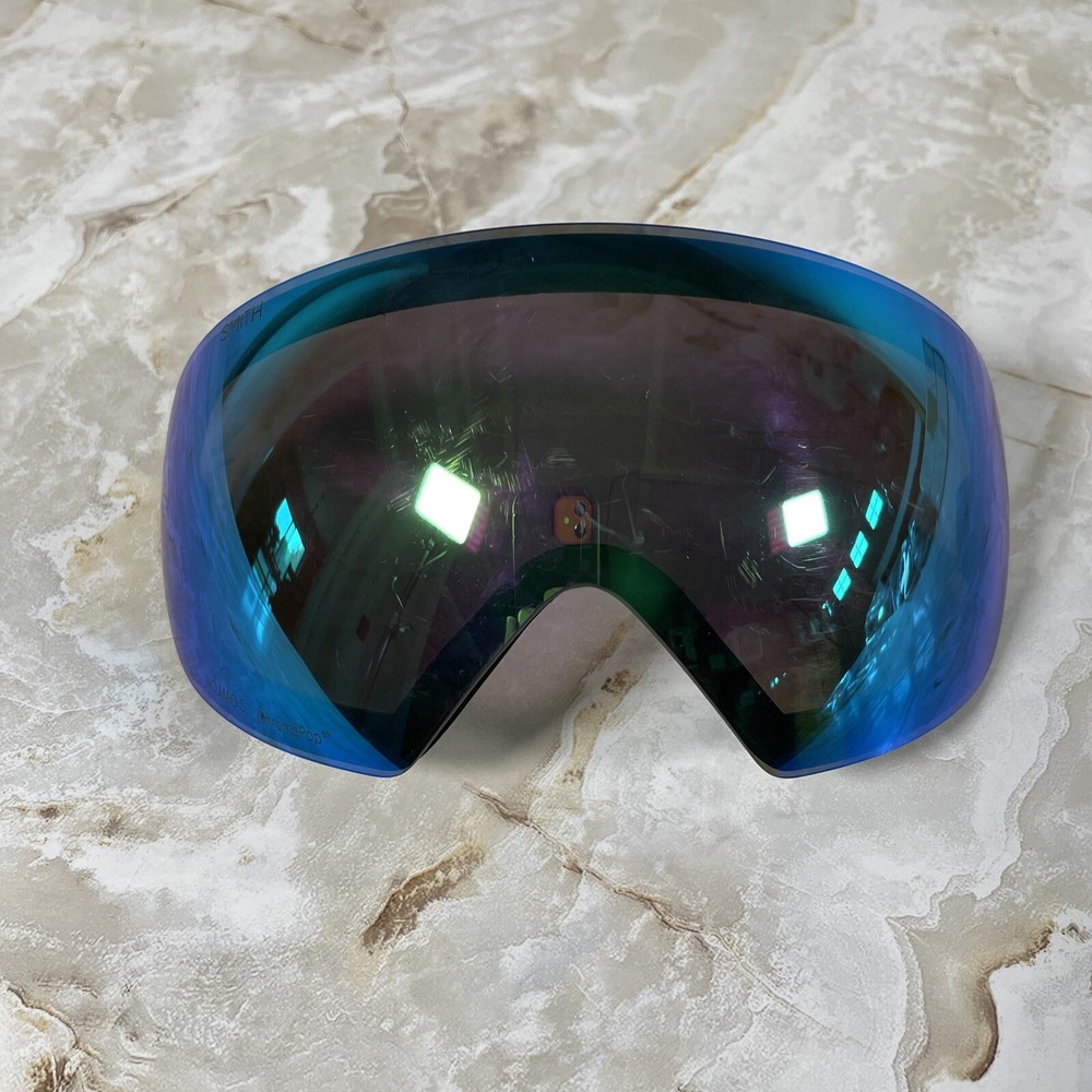 SMITH I/O MAG S Snow Goggle Lens - ChromaPop Mirror Blue Green
