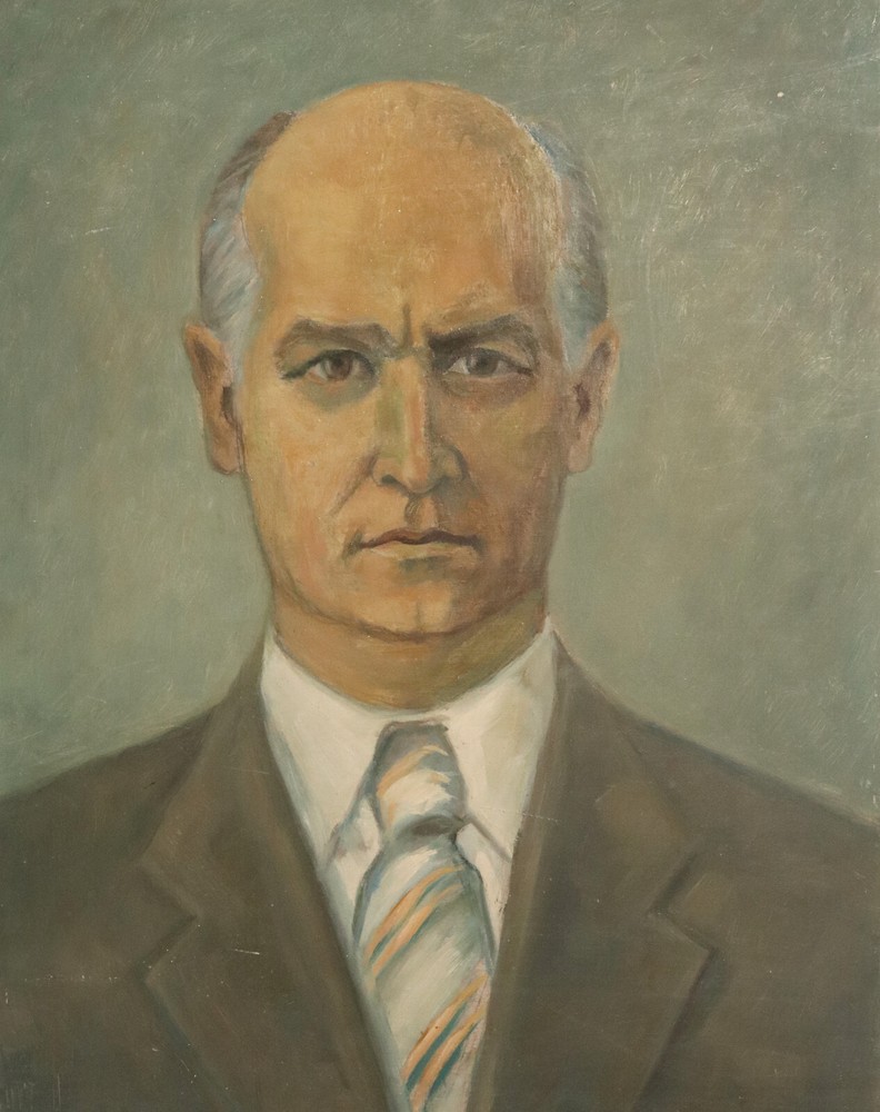 Original oil painting man portrait