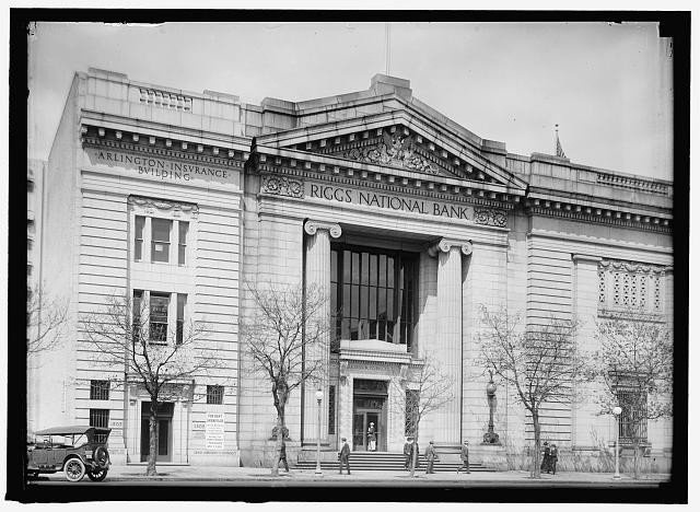 Riggs National Bank,C.C. Glover,President,Washington,DC,District of Columbia