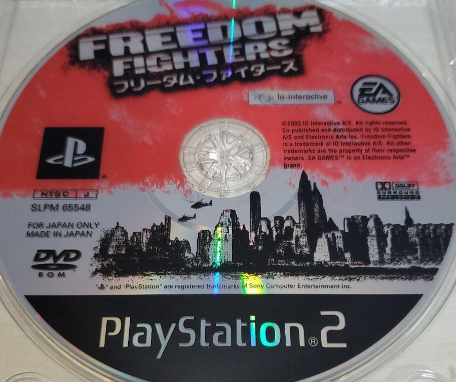 Freedom Fighters Sony Playstation 2 Disc Only Used Tested Japanese ver