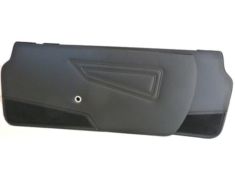Door Panels Door Cardboard Door Panel in Black for Fiat 124 Spider 1979-1982
