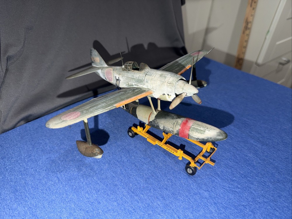 Hasegawa Kawanishi N1K1 Kyofu Floating Aircraft Fully Assembled
