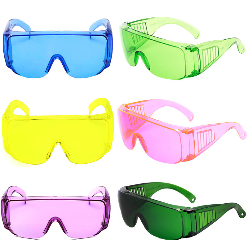 1x Protective Safety Glasses Clear Lens Eyewear Anti Scratch Work Industrial UV