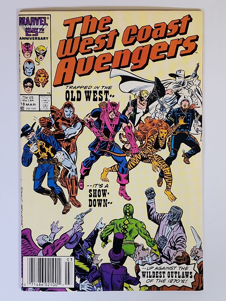 West Coast Avengers #18 VF Marvel Comics 1987 Newsstand