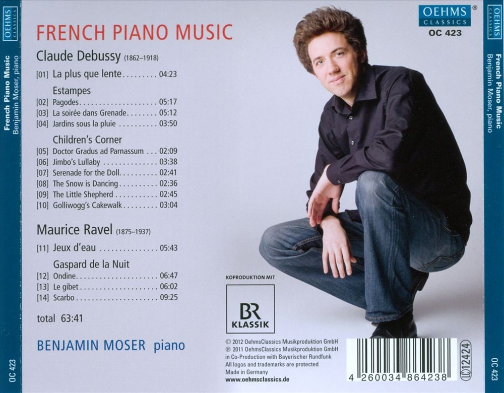 Benjamin Moser French Piano Music New Cd