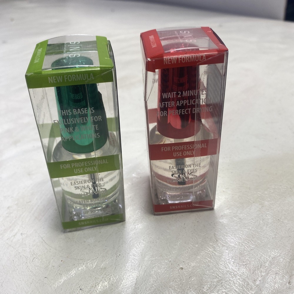 SNS Senshine Liquid Dip Kit - Gel Base and Top Gel 0.5 oz 15 ml