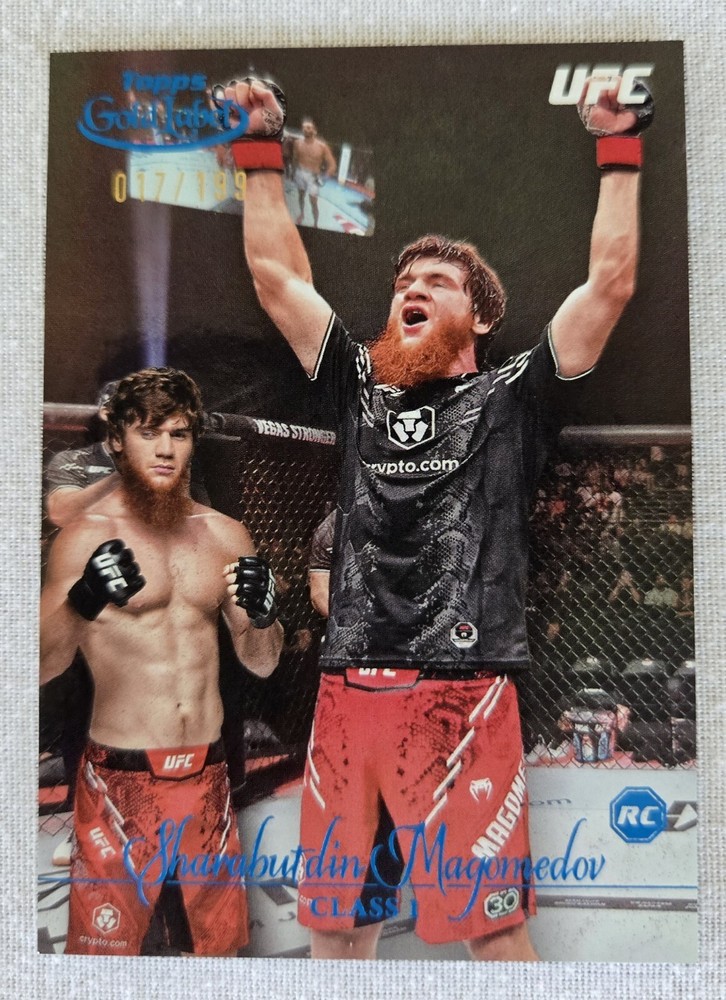 Sharabutdin Magomedov Class 1 Blue /199 RC - 2024 Topps Gold Label UFC