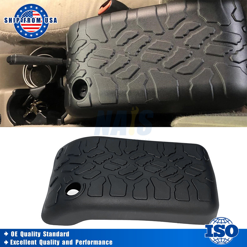 Comfortable Black Center Console Armrest Cover for Jeep Wrangler TJ 1997-2006