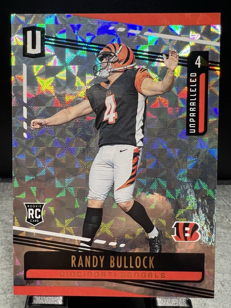 2019 Panini Unparalleled - Randy Bullock #38 Hyper /25 (RC)