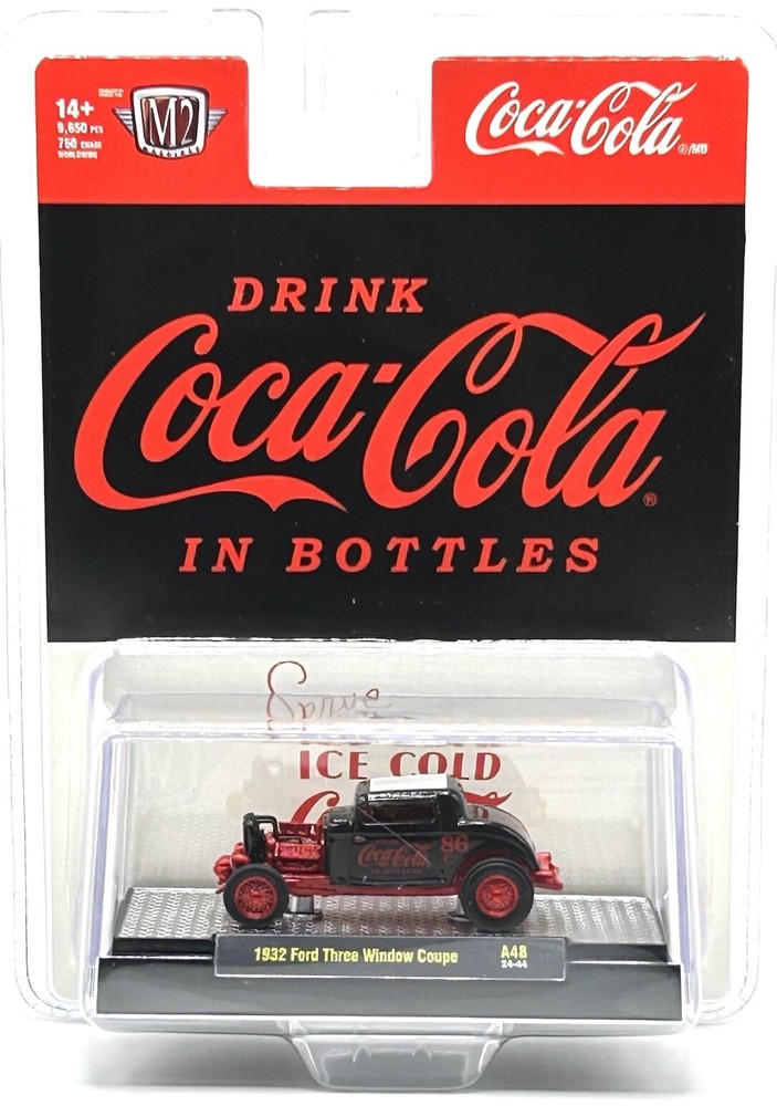 M2 MACHINES CHASE 1932 FORD 3 WINDOW COUPE COCA-COLA 2024